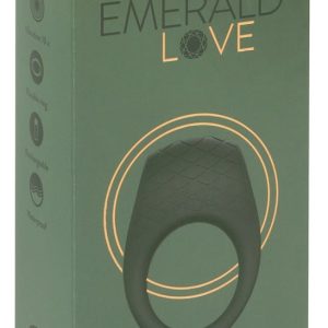 Emerald Love Vibro Penisring - Klitoris-/Hoden-Stimulator Grün/Gold