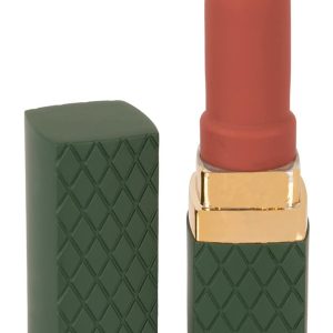 Emerald Love Lippenstift-Vibrator: Luxus-Minivibrator mit 10 Vibrationsmodi, Soft Touch-Spitze & wasserdicht Grün/Gold/Rot