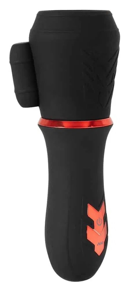 Rebel Eichelvibrator - 10 Vibrationsmodi, handlich Schwarz/Rot