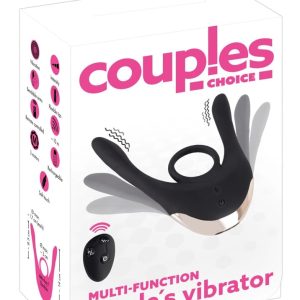 Couples Choice Paarvibrator "Vibro-Duo" in Schwarz