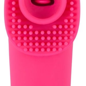 Sweet Smile Licking and Pulsating Finger Stimulator - Oral-Stimulation für Lustpunkte Pink/Gold