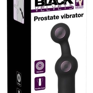 Black Velvets Flexi Prostatavibrator Schwarz/Silber