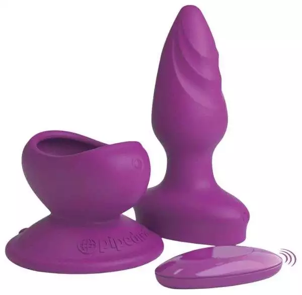 Threesome Reizstrukturierter Vibro-Analplug