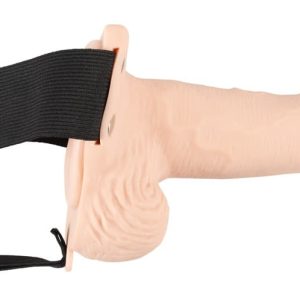 You2Toys Vibrating Strap-On Sleeve - Hohler Naturdildo mit Vibration