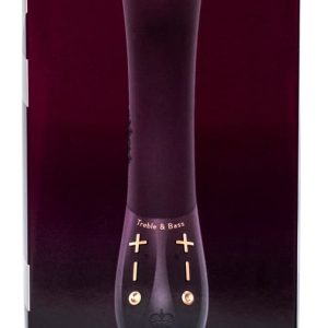 Hot Octopuss Kurve - G-Punkt-Vibrator mit 2 Motoren und 5 Vibrationsmodi Pflaume