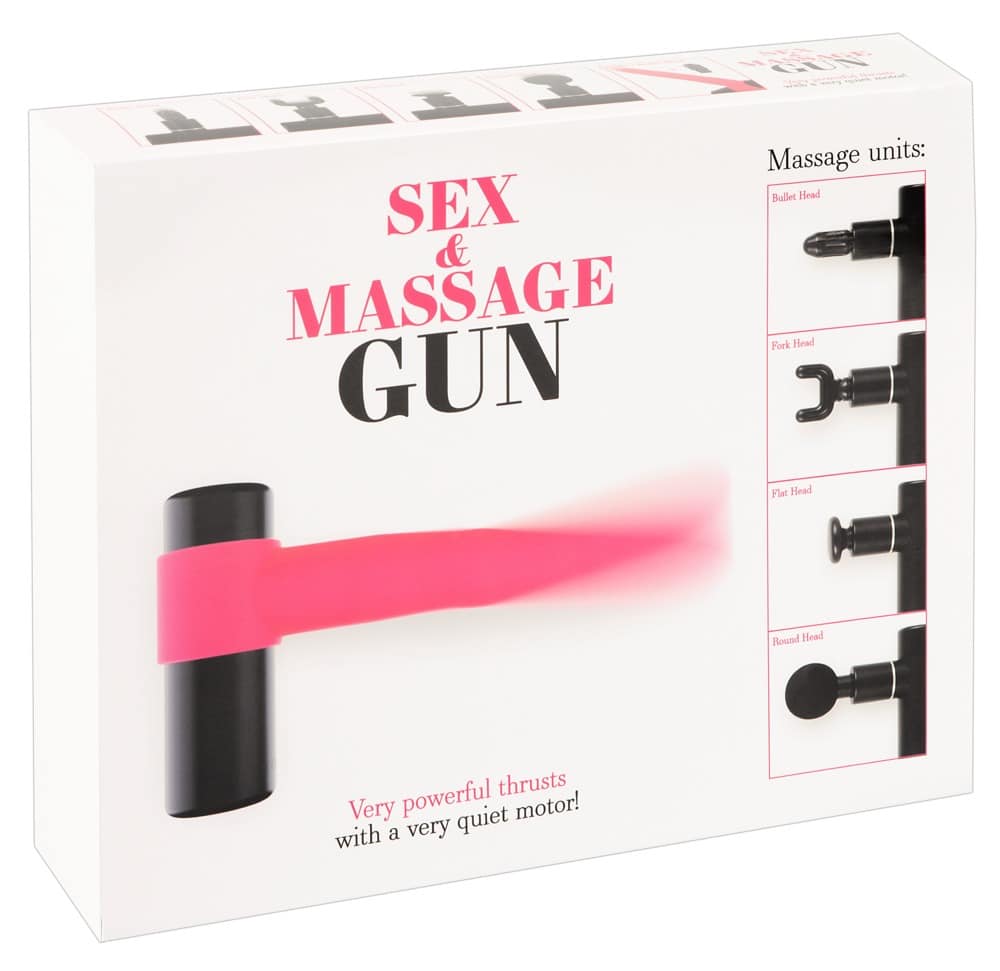 You2Toys Massagepistole - Intensive Ganzkörper- und Intimmassagen Schwarz/Pink