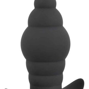 Black Velvets Vibro-Analplug: Reizstrukturiert, 9 Vibrationsmodi, wasserdicht