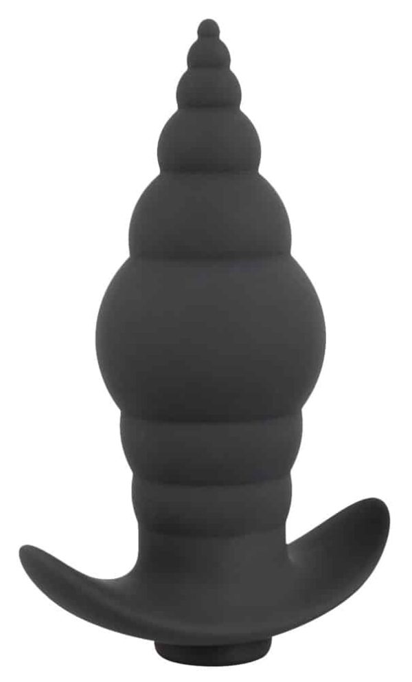 Black Velvets Vibro-Analplug: Reizstrukturiert, 9 Vibrationsmodi, wasserdicht