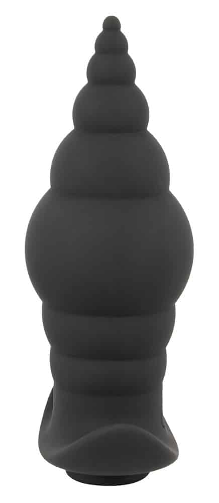 Black Velvets Vibro-Analplug: Reizstrukturiert, 9 Vibrationsmodi, wasserdicht