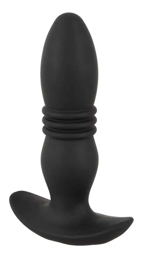 ANOS Vibro-Analplug RC Stoßmassager Schwarz/Rosegold