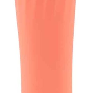 Peachy Mini Ribbed Vibrator - Kompakter Spaß für unterwegs! Koralle/Gold