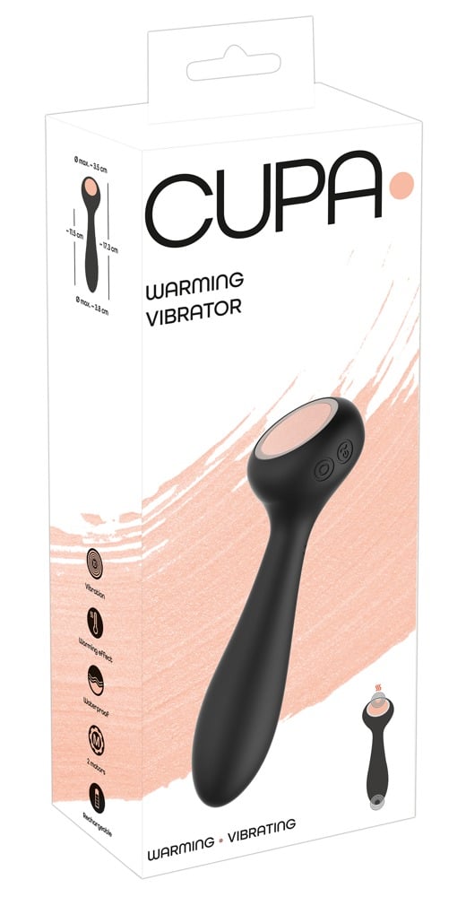 CUPA Vielseitiger Warming Vibrator Schwarz/Kupfer