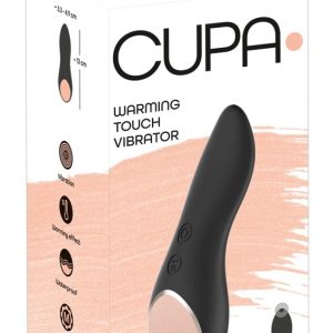 CUPA Massage-Wunder: Warming Touch Vibrator Schwarz/Kupfer