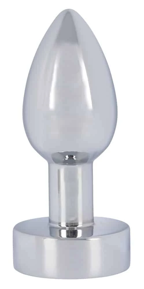 ANOS Vibrations-Plug: Hochwertiger Analplug mit 7 Modi Silber/Schwarz