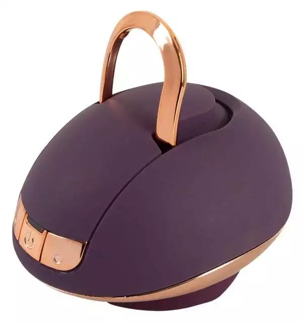 Belou Vulva Massager - Luxuriöser Auflegevibrator mit Rotationskugeln Lila/Rosegold Belou Vulva Massager - Luxuriöser Auflegevibrator mit Rotationskugeln Lila/Rosegold