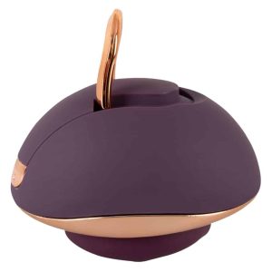 Belou Vulva Massager - Luxuriöser Auflegevibrator mit Rotationskugeln Lila/Rosegold