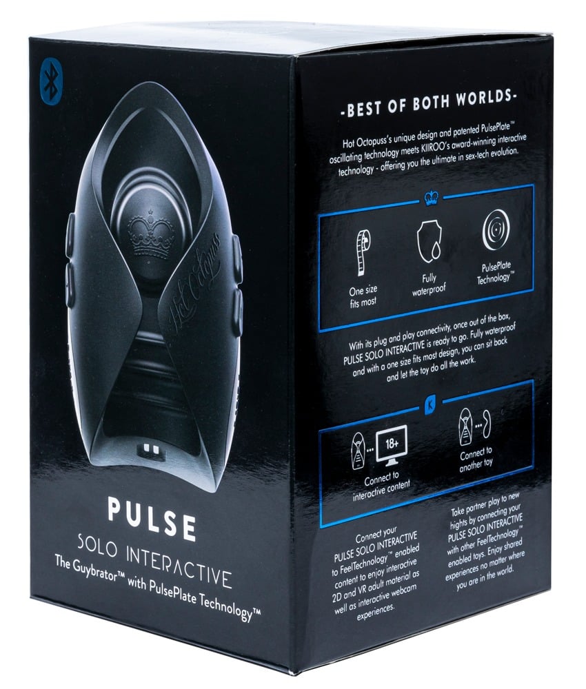 Hot Octopuss Pulse Solo Interactive - Pulsator-Masturbator mit Pulse Plate Technologie