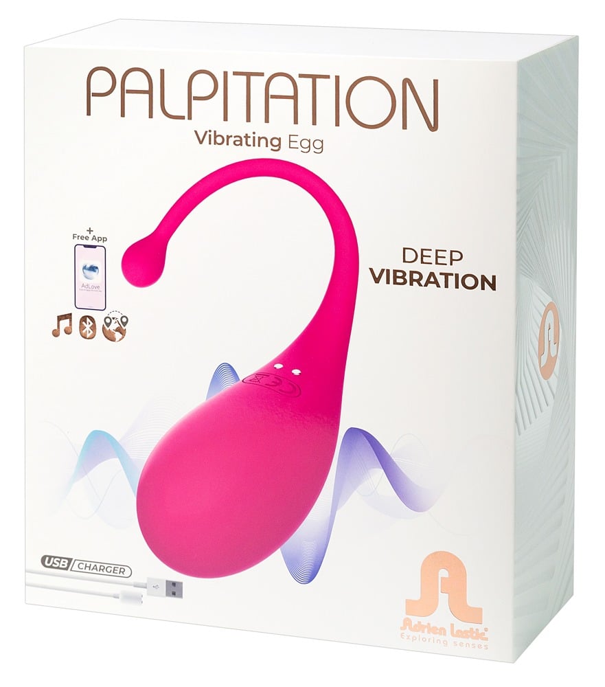 Adrien Lastic Vibro-Ei Palpitation - Bequem per App steuerbar!