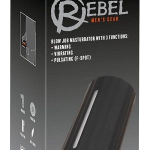 Rebel Blow Job Masturbator mit Wärme & Vibration