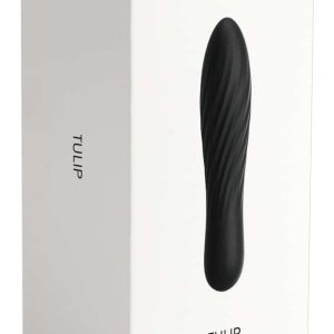 SVAKOM Tulip Black - Power-Minivibrator, 10 Vibrationsmodi, wasserdicht Black