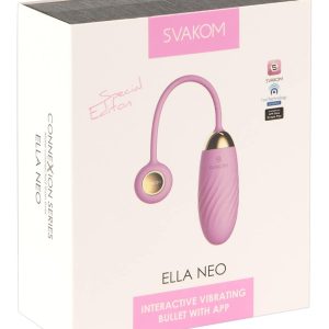 SVAKOM Ella Neo Pink - Interaktives Vibro-Kugelvergnügen Pink/Gold