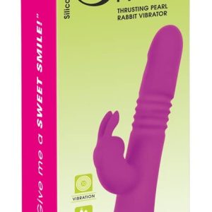 Sweet Smile Thrusting Pearl Rabbit Vibrator