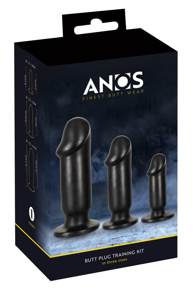 ANOS Analplug-Set | Flexibel & sicher | 3-teilig