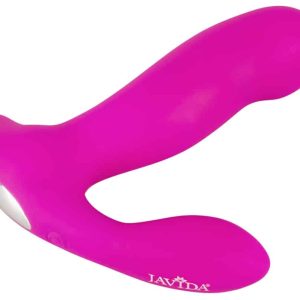 Javida RC Vibrator - Leiser Slip-Vibrator mit Fernbedienung Pink/Silber