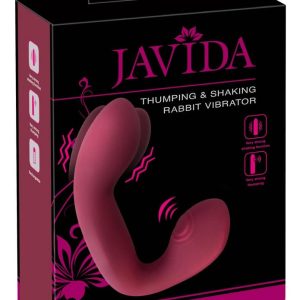 Javida Thumping & Shaking Rabb - Hotspot-Vibrator (70 Zeichen) Bordeaux