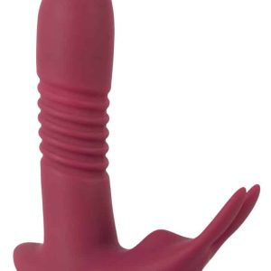 Javida RC Hands-free Vibrator - Stoß- und Klitorisstimulator Bordeaux