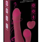 Javida RC Rotating Rabbit Vibr - Rotierender Rabbitvibrator Bordeaux