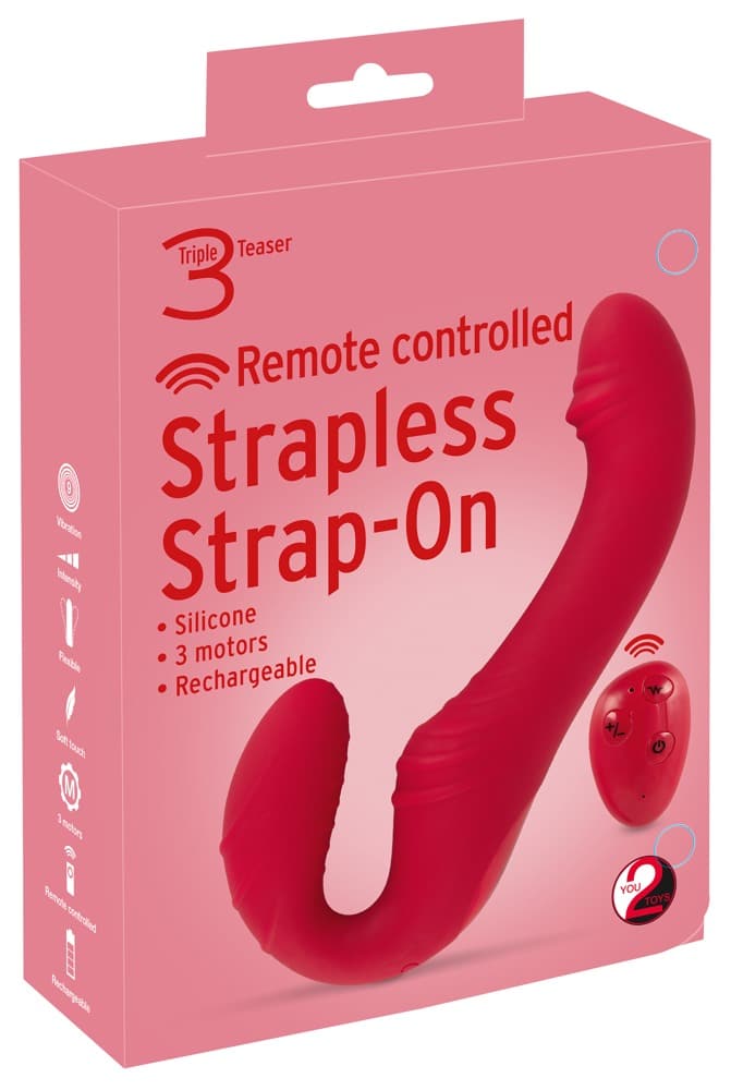 You2Toys RC Strapless Strap-On 3 - Gurtloser Doppelvibrator