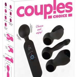 Couples Choice Massagestab mit 3 Aufsätzen