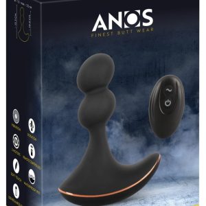 ANOS RC Rotating Prostate Massager Schwarz/Rosegold