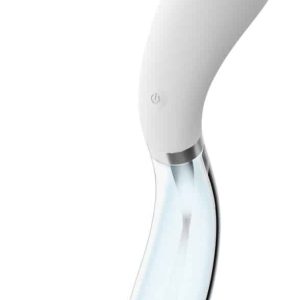 Liaison Curve - Edel eleganter Curve LED Vibrator Weiß/Transparent