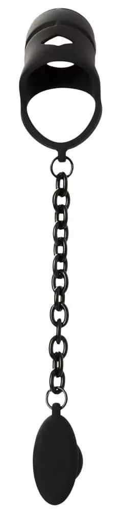 Black Velvets Cock Cage mit Hodenring und Analplug Black Velvets Cock Cage mit Hodenring und Analplug