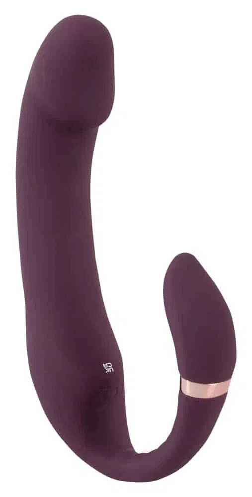 Javida Nodding Tip Vibrator - Doppelvibrator für Dual-Stimulation Lila/Rosegold