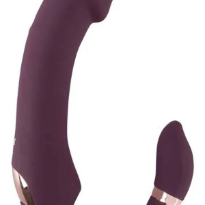 Javida Nodding Tip Vibrator - Doppelvibrator für Dual-Stimulation Lila/Rosegold