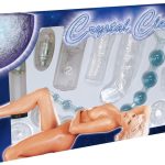 Crystal Clear Lovetoy-Set - 8-teilig, transparent, mit Vibrator, Vibro-Ei, Analkette und Liebeskugeln