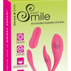 Sweet Smile Vibro-Ei RC Double Pleasure - Flexibler Klitorisvibrator