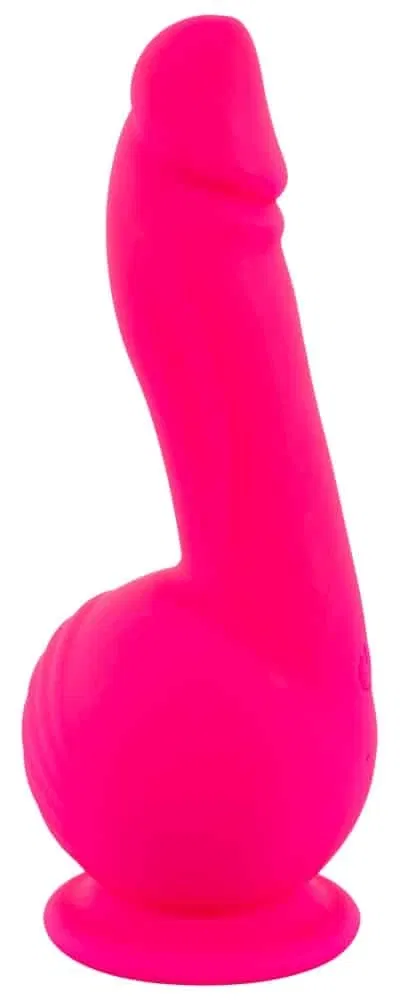 Sweet Smile Kraftvibrator mit Saugfuß - 10 Vibrationsmodi, strap-on kompatibel
