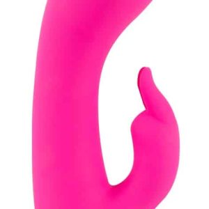 bunt. Kraftvoller Rabbit Vibrator - Intensive Stimulation Pink/Blau