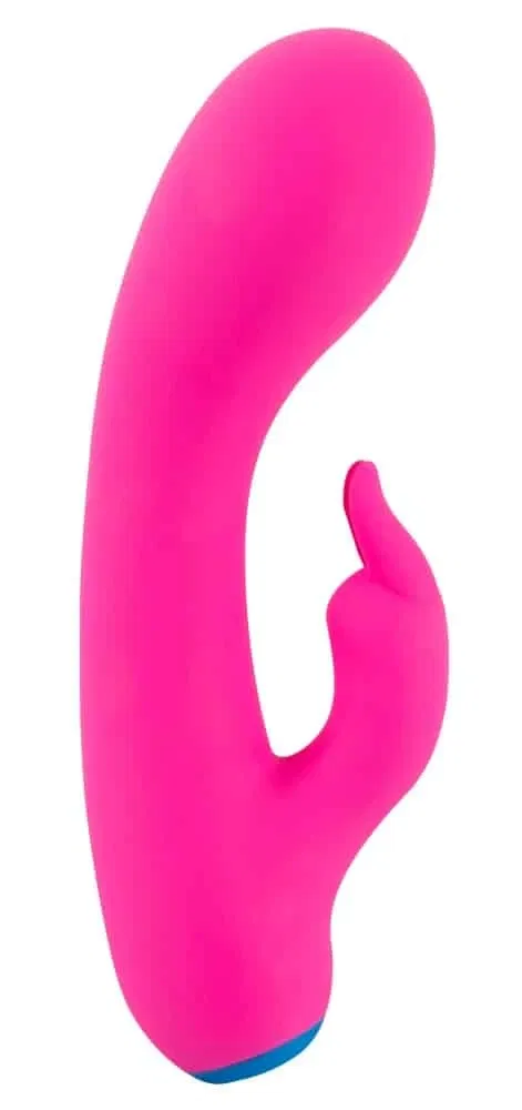 bunt. Kraftvoller Rabbit Vibrator - Intensive Stimulation Pink/Blau