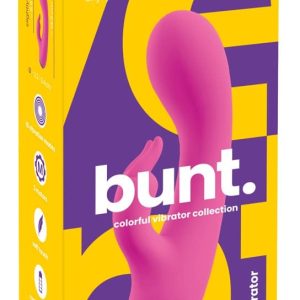 bunt. Kraftvoller Rabbit Vibrator - Intensive Stimulation Pink/Blau