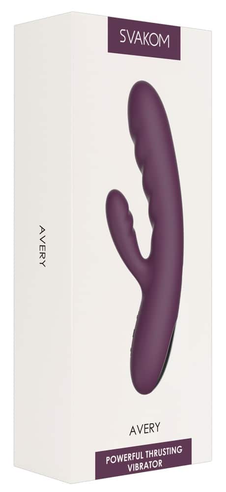 SVAKOM Avery - Stoßvibrator für Vagina und Klitoris