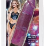 You2Toys Space Rider 3000 - Trendiger Vibrator mit Glitterpartikeln pink-transparent/Glitzer