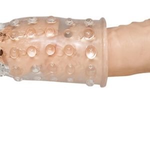 You2Toys Penis Sleeve - Transparente, genoppte Hülle mit 7 cm Verlängerung