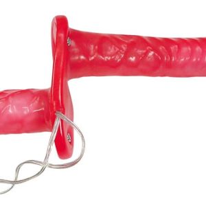 Bad Kitty Strap-On Duo - Doppelvibrator für Stoßvergnügen