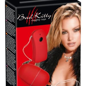 Bad Kitty Vibro Bullet - Fernbedienung, 10 Vibrationsmodi, samtweiche Oberfläche