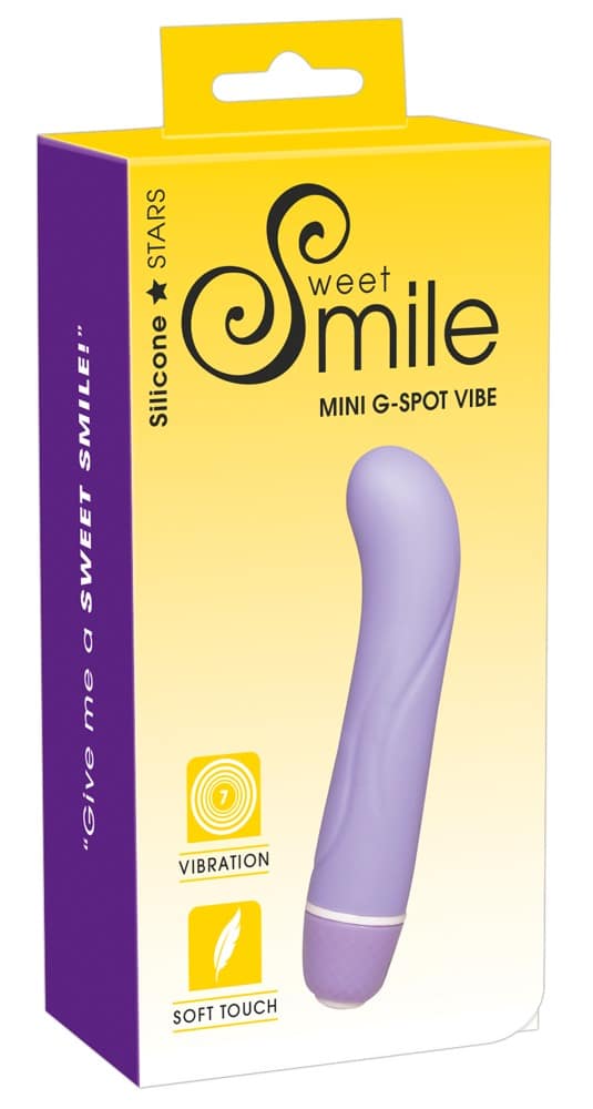 Sweet Smile Mini-G: G-Punkt-Minivibrator mit 7 Stufen, batteriebetrieben